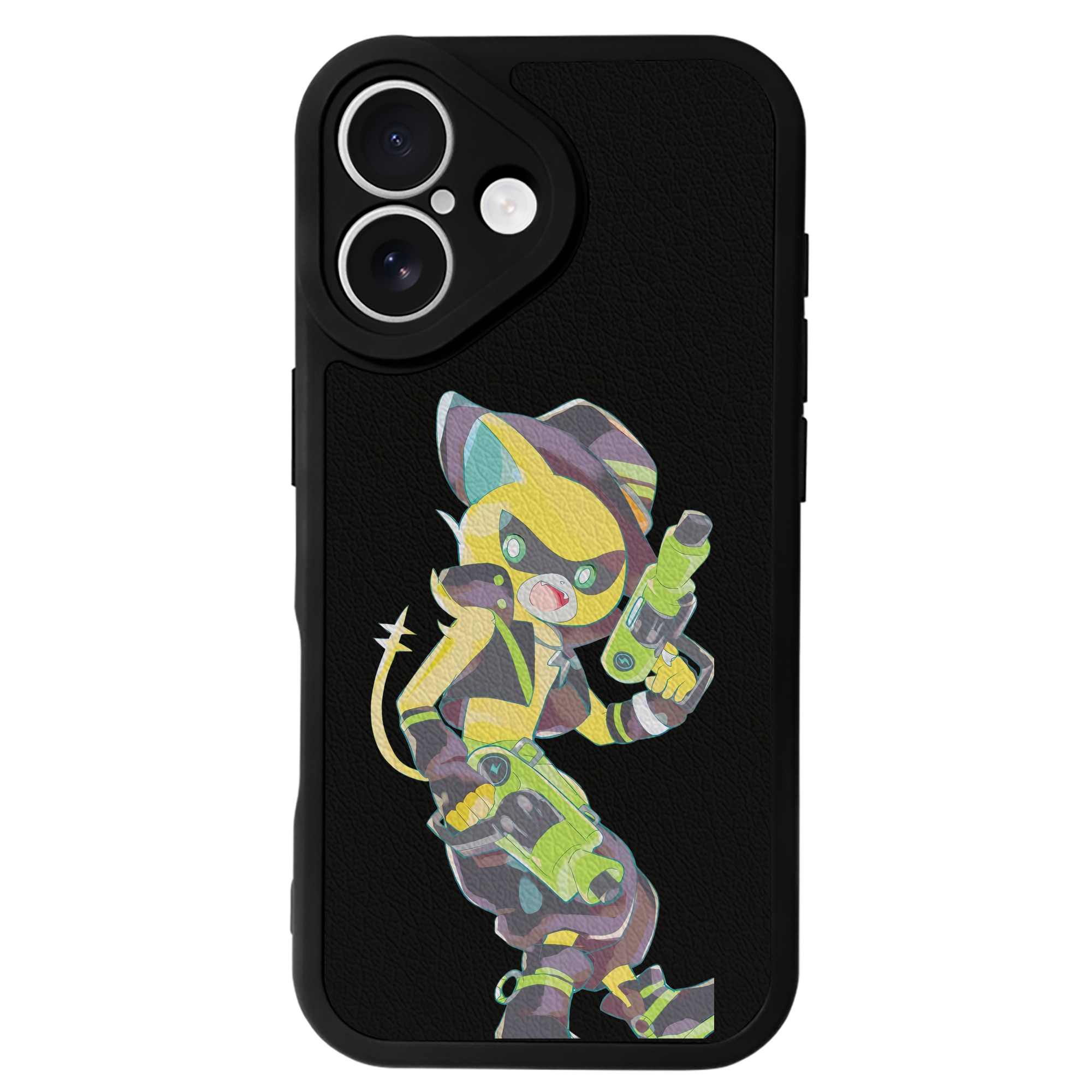 （画像用） 妖怪ウォッチ Yo-kai Watch 【iPhone 16シリーズ対応】シリコンスマホケース（レザー調） 材質：シリコン